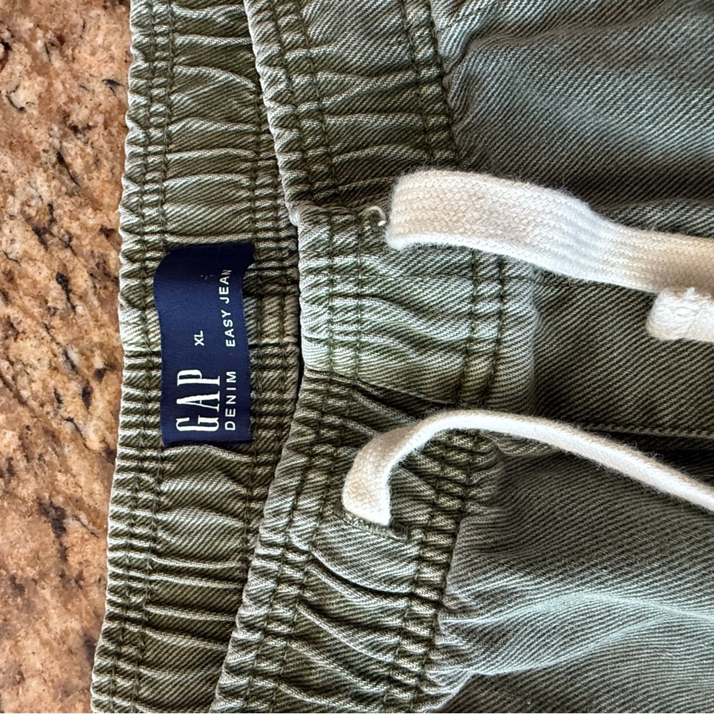 GAP Olive Green Denim Joggers